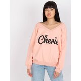 FANCY Sweatshirt-FA-BL-7754.55P-Peach | Shoptok.si