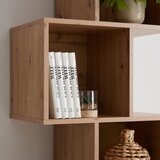Mömax regal steps, barva hrasta, antracit | Shoptok.si