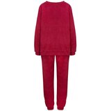 Pri Women's corduroy tracksuit composed of a sweatshirt and trousers. Loose cut | Shoptok.si