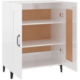  Komoda sjajna bijela 69 5x34x90 cm od konstruiranog drvo | shoptok.hr