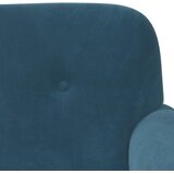  Ljubavni kauč s gumbima Plava 120 x 66 x 78 cm Baršun | Eponuda.com