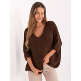 Italy Moda Sweater-IT-SW-7703.70-brown | shoptok.hr