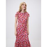 Reserved Maxi haljina s volanima - šaren | shoptok.hr