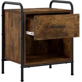  Noćni ormar Dimljeni hrast 40 x 30 x 50 cm Konstruirano drvo - Dimljeni hrast 1 | shoptok.hr