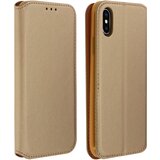 AVIZAR Zadnji pokrov Apple iPhone X/XS Denarnica in funkcija stojala - zlata, (20526407) Cene