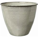  Steel-Pot 'Tati' cvetlični lonec, belo-siv - Ø 16 cm | Shoptok.si