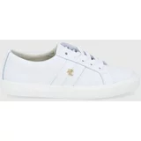 Polo Ralph Lauren Kožne cipele boja: bijela