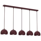  Luster na sajli SOOL 5xE27/15W/230V bordo | Eponuda.com