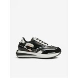 Karl Lagerfeld Women's White and Black Sneakers ZONE Ikon Lo Runner - Women | ePonuda.com