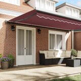 Tenda na ručno uvlačenje bordo 500 x 300 cm | Eponuda.com