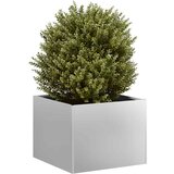 Maison Chic Cvetlični Lonec - Cvetlično korito 40x40x30 cm Pocinkano jeklo, (21788792) | Shoptok.si