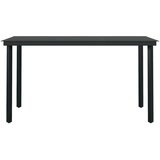  7-dijelni vrtni blagovaonski set sivo-crni | shoptok.hr