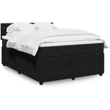 Maison Chic Box spring posteljni - Vzmetna postelja z vzmetnico črn 140x190 cm žamet SL18163, (21881172) | Shoptok.si