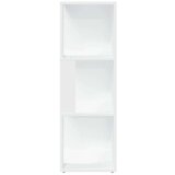 vidaXL Kotna omarica bela 33x33x100 cm iverna plošča | Shoptok.si