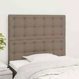  Posteljno vzglavje 2 kosa taupe 80x5x78/88 cm blago, (20932202) | Shoptok.si
