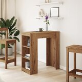  Barski stol s držačima boja hrasta 95x47x103,5 cm drveni | shoptok.hr
