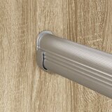  Cijev za ormar 2 pcs Srebrno 464 x 15 x 29 mm | shoptok.hr