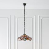  Endon 64325 - Luster na lancu Tiffany SULLIVAN 1xE27/60W/230V prečnik 40 cm | Eponuda.com