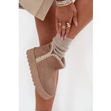 Big Star Women's Snow Boots On Platform With Stitching | ePonuda.com