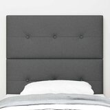  LED glava kreveta s LED trakama Tamno siva 80 cm tkanina | shoptok.hr