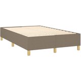  Krevet s oprugama i madracem smeđesivi 120 x 200 cm od tkanine | shoptok.hr