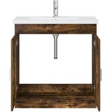  Set namještaja za kupaonicu Dimljeni hrast 81 x 40 x 84,5 cm | shoptok.hr