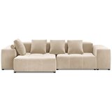 Cosmopolitan Design Bež baršunasta kutna garnitura (varijabilna) Rome Velvet - Cijene