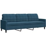  4-dijelni set sofa s jastucima plavi baršunasti | shoptok.hr