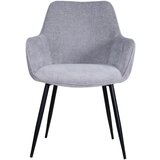 MID.YOU NASLANJAČ, les, kovina, tekstil siva, črna | Shoptok.si