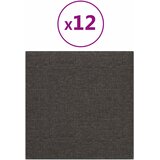  Zidna uzglavlja 12 pcs Tamno siva 30 x 30 cm tkanina | Eponuda.com