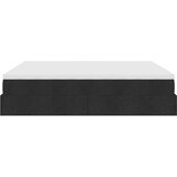  Otomanski okvir kreveta s madracima crni 200x200cm od tkanine | shoptok.hr