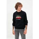 Trendyol Navy Blue Men's Regular Fit Christmas Embroidered Sweater | ePonuda.com