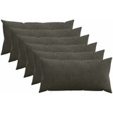  Presvlaka za jastuk 6 pcs HEERLEN Antracit 40 x 80 cm Kord | shoptok.hr