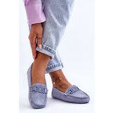 Boto marka niezdefiniowana Women's Fashionable Suede Moccasins Blue Rabell | Shoptok.si