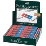 Gumica KAUČUK TINTA/GRAFITNA 7070-40 FABER CASTELL 187040 CRVENA-PLAVA | shoptok.hr