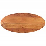 Stolna ploča 90x40x2,5 cm ovalna od masivnog drva bagrema | shoptok.hr