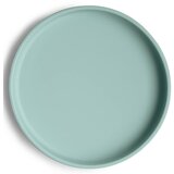 Mushie silikonski nedrseči krožnik cambridge blue | Shoptok.si