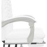 Pisarniški stol belo umetno usnje, (21113827) | Shoptok.si