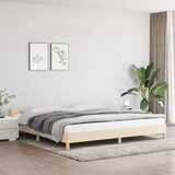 vidaXL Okvir za krevet s uzglavljem krem 180 x 200 cm od tkanine Cijene