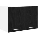 vidaXL Viseča omarica s polico Riga Črni hrast in bela 60 x 31 x 40 cm | Shoptok.si