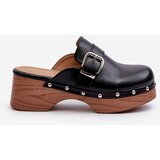 Boto FI1 Women's Slide Sandals with Buckle Black Seprilla | shoptok.hr