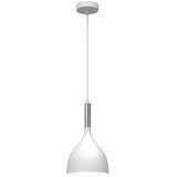  Luster na sajli NOAK 1xE27/15W/230V bela/hrom | Eponuda.com