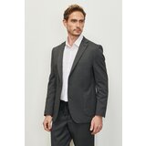 ALTINYILDIZ CLASSICS Men's Anthracite Extra Slim Fit Slim Fit Dovetail Collar Diagonal Patterned Suit. Cene