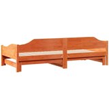 vidaXL Dnevni krevet na razvlačenje voštano smeđi 80x200 cm | shoptok.hr
