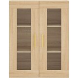 vidaXL Visoka komoda sonoma hrast 69,5x34x180 cm inženirski les | Shoptok.si