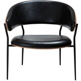 DAN-FORM Denmark Crna fotelja od imitacije kože Crib – | shoptok.hr