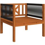  Vrtni stol z blazino trden akacijev les, (20804207) | Shoptok.si