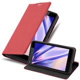 Cadorabo Ohišje, združljivo z WIKO ROBBY v rdeče jabolko - Zaščitni ovitek z magnetnim zapiranjem, stoječo funkcijo in režo za kartice, (20550146) | Shoptok.si