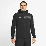 Nike Športna jakna črna / srebrna