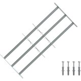  Podesiva sigurnosna rešetka za prozore s 3 prečke 700 - 1050 mm | shoptok.hr